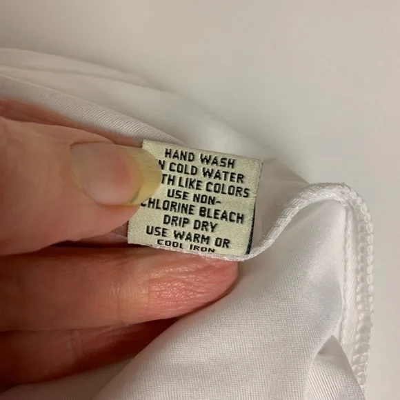 Speed Control New York Dress SZ L White Shift Embroidered Feminine Fairy Crinkle - Picture 6 of 9